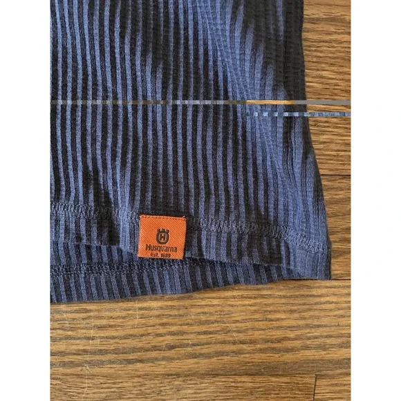 Husqvarna Long Sleeve Thermal‎ Shirt Men's XL Dark Grey Workwear - Picture 3 of 6